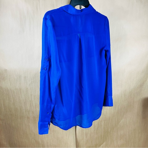 Nicole Miller see through button up shirt. - Picture 3 of 7